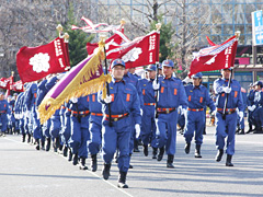 高崎市消防隊・出初め式