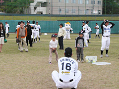 野球で避難者を応援「ペガサス絆プロジェクト」