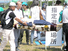 震度７の直下型地震を想定／群馬県防災訓練