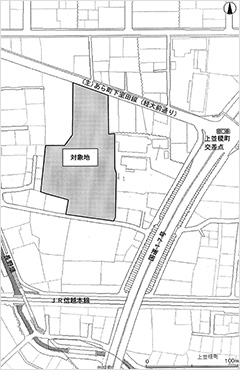 家畜市場跡地売却／大規模小売店事業者募集