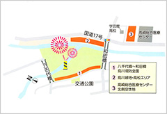 大花火大会の無料観覧場所を増設