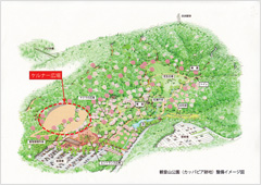 カッパピア跡地の公園整備で新方針