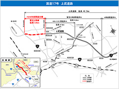 上武道路２８年度全線開通に