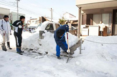 雪かき支援隊に２日間で１７０件