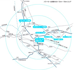 パワーモール前橋みなみの商圏