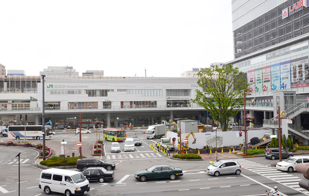 高崎駅東口駅前広場を再整備